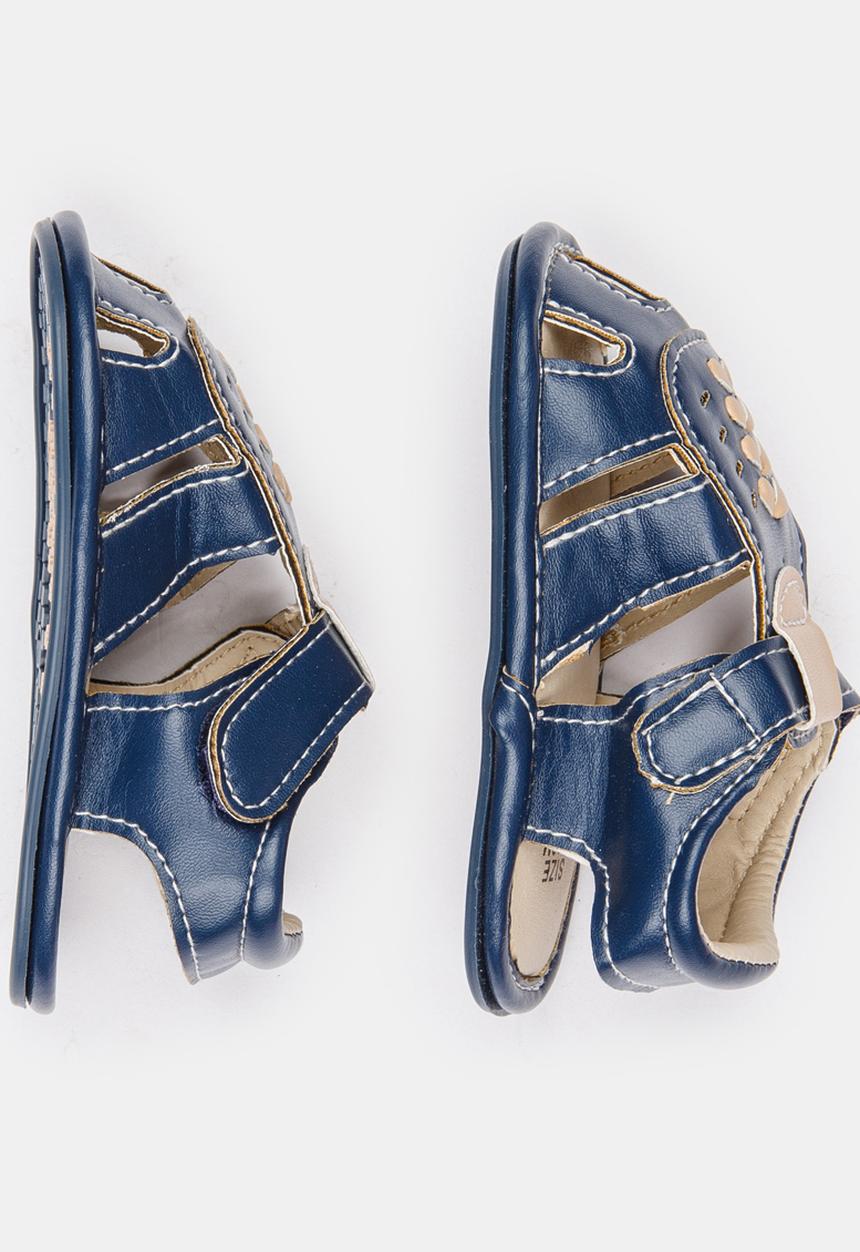 Pop Candy - Boys PU Sandals Navy