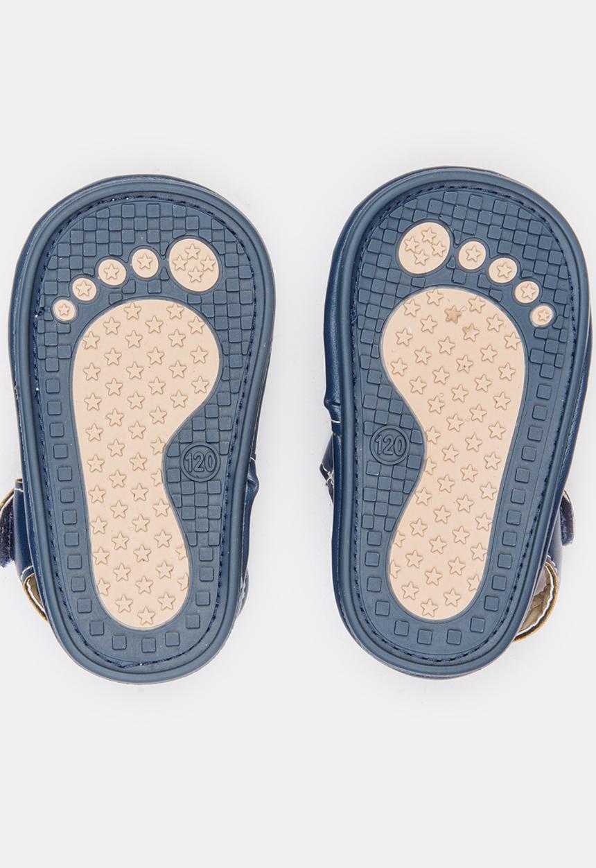 Pop Candy - Boys PU Sandals Navy
