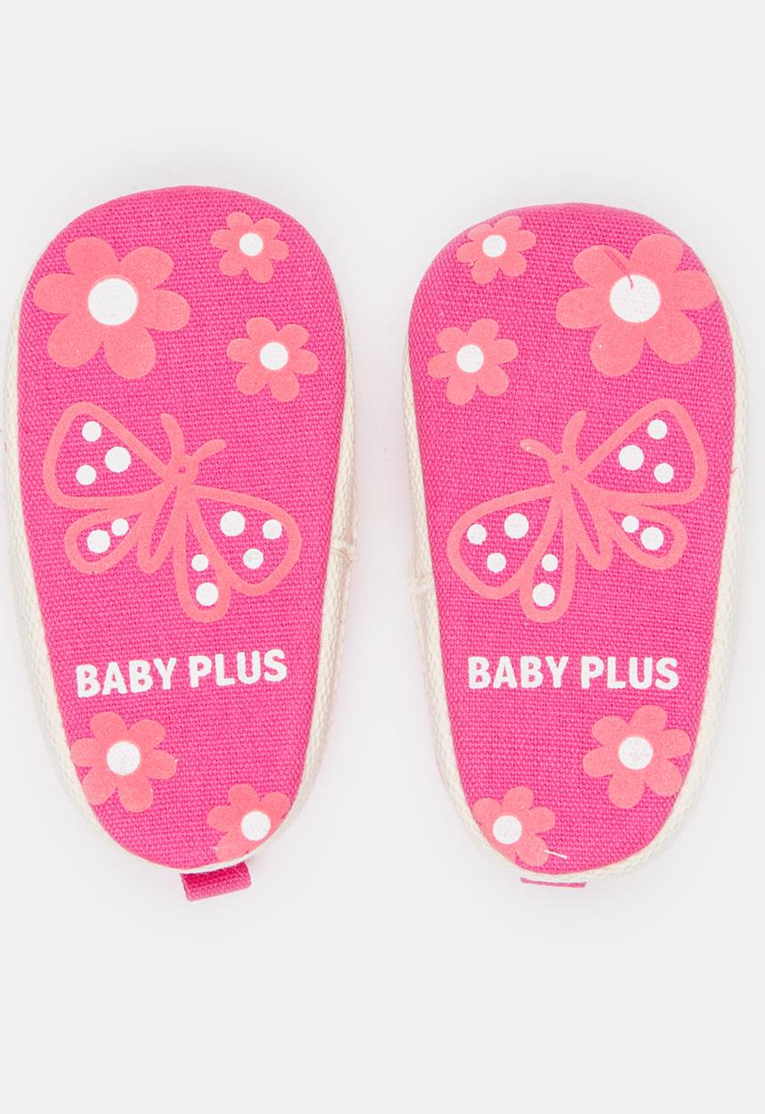 Pop Candy - Girls Bow Pumps Dark Pink