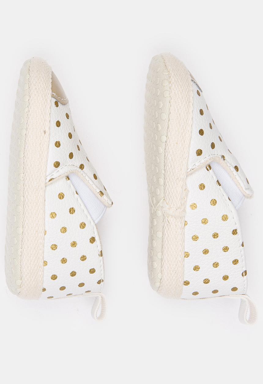 Pop Candy - Girls Printed Slip On Sneaker White