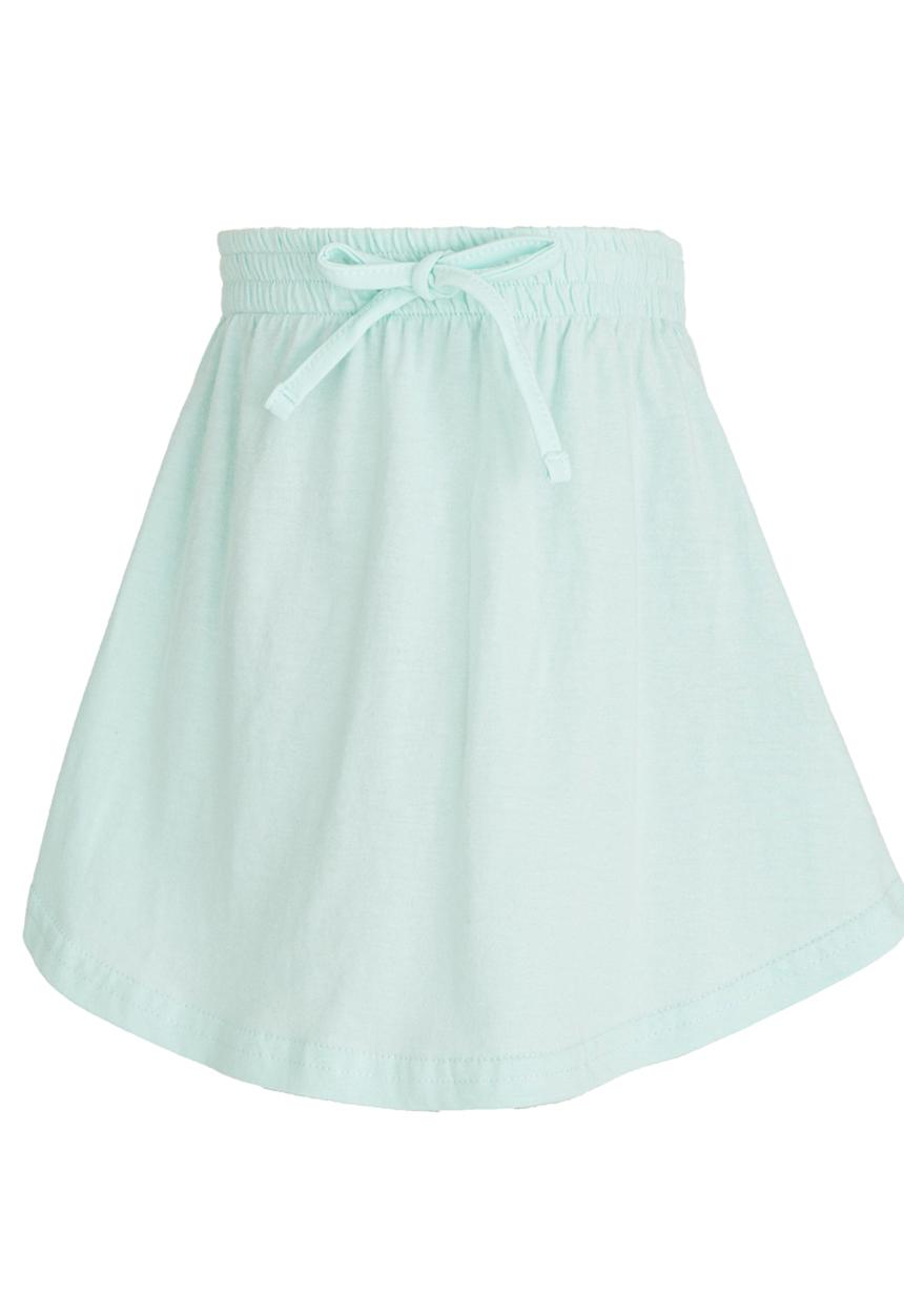 See-Saw - Knee Length Printed Knit Skirt Green