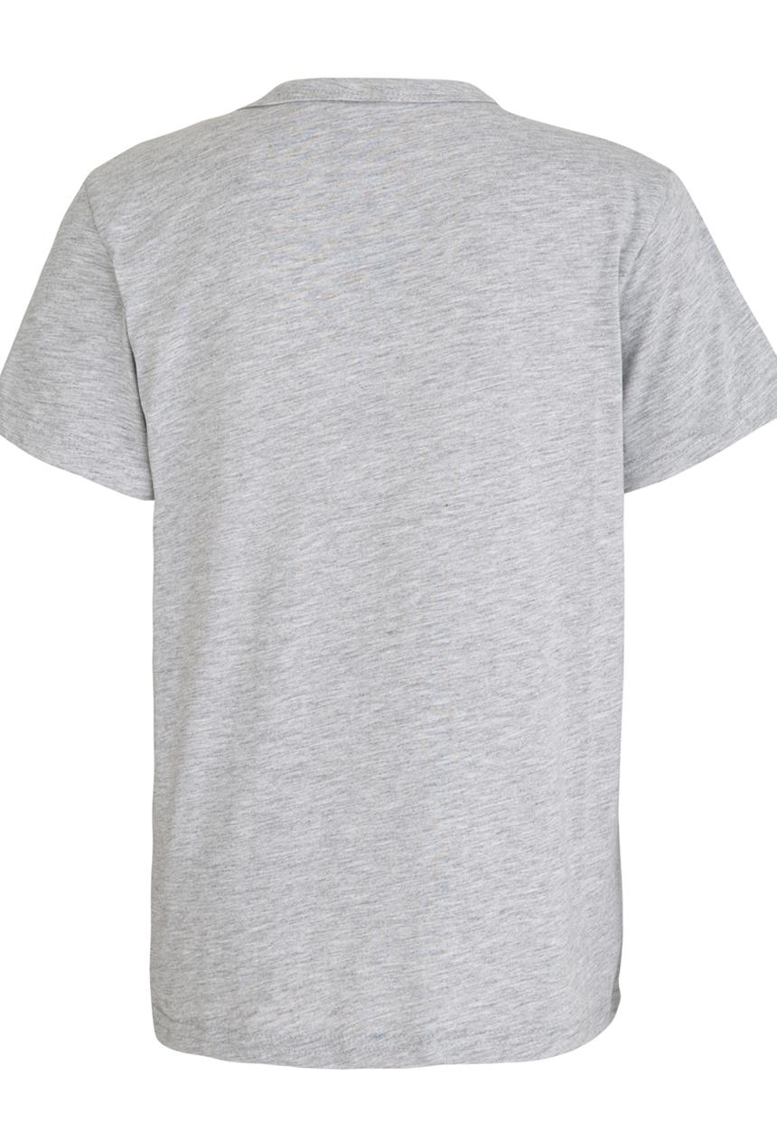 Twin Clothing - Printed Boys Tee Grey Melange