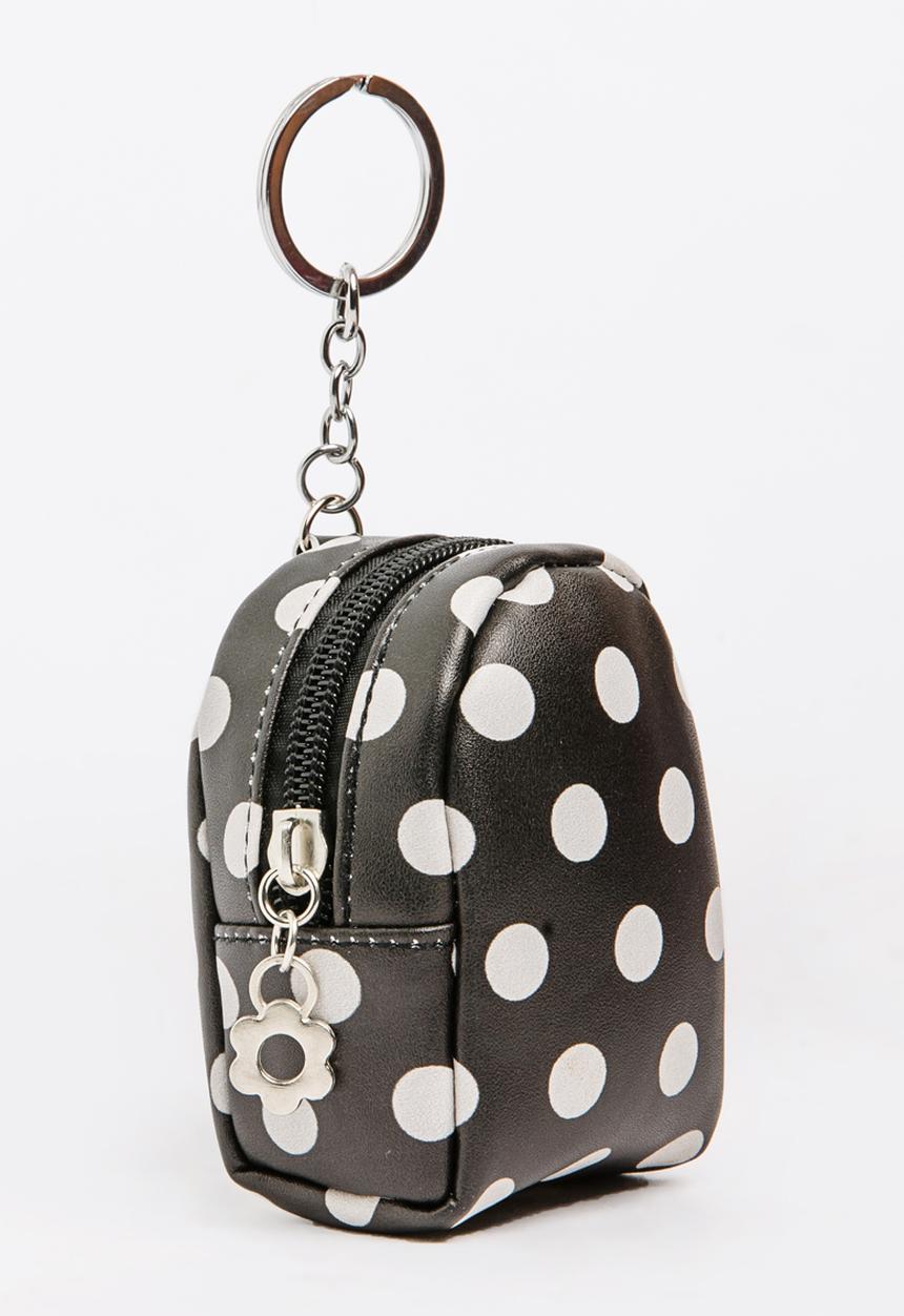 Pop Candy - Girls Spot Backpack Coin Purse Black