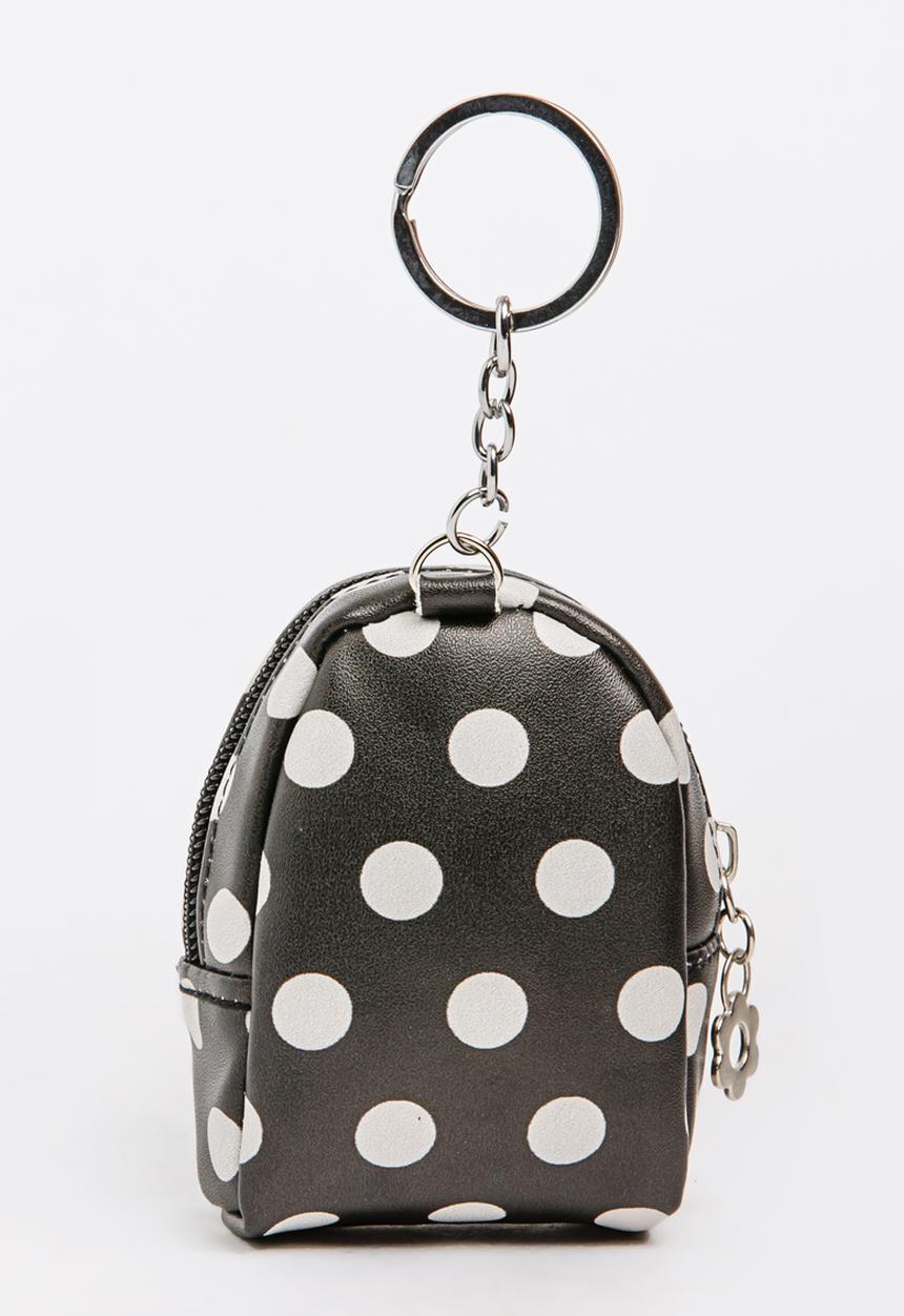 Pop Candy - Girls Spot Backpack Coin Purse Black