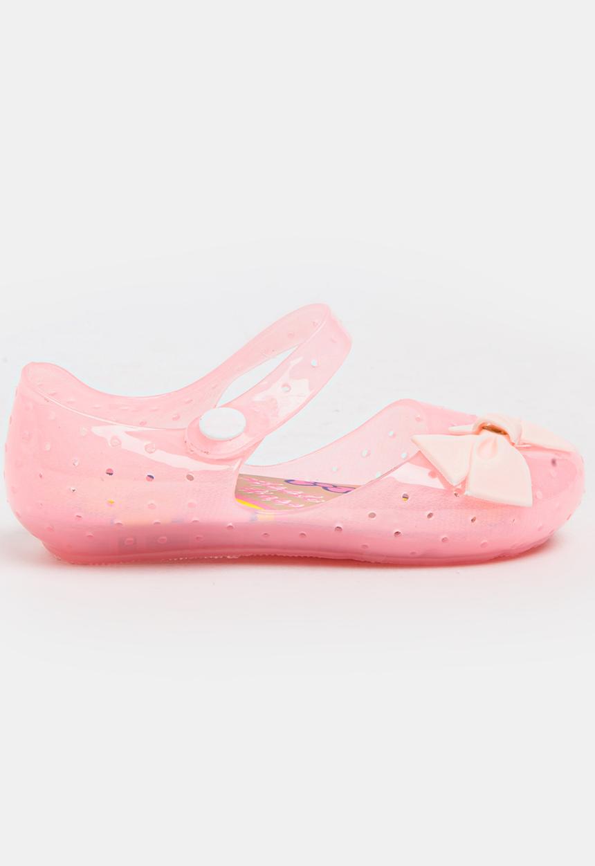 Pop Candy - Girls Jelly Pumps Mid Pink