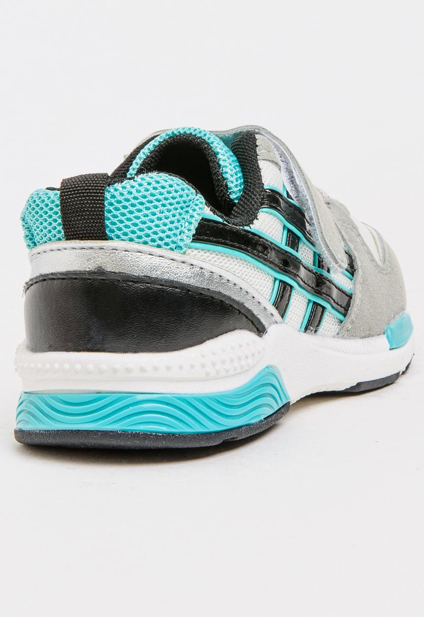 Pop Candy - Boys PU Suede Sneakers Grey
