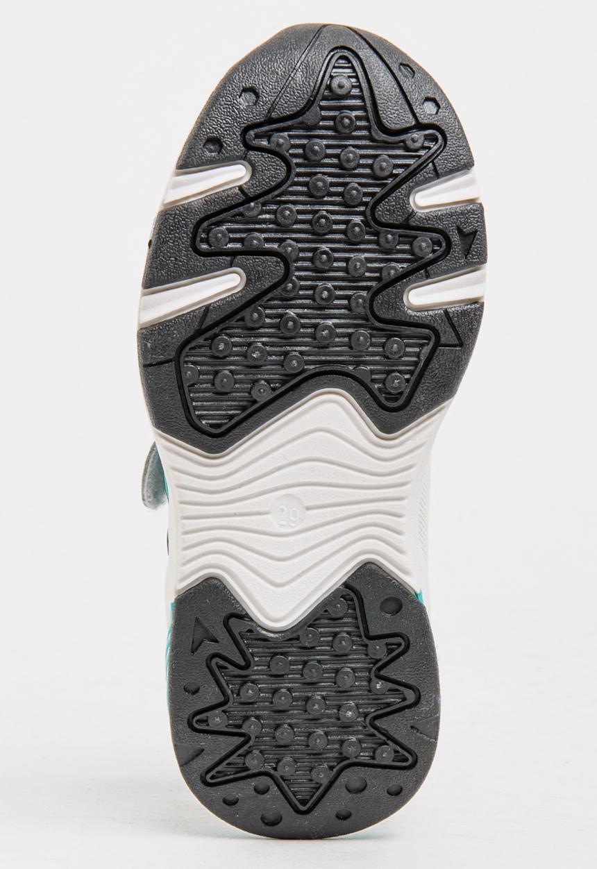 Pop Candy - Boys PU Suede Sneakers Grey