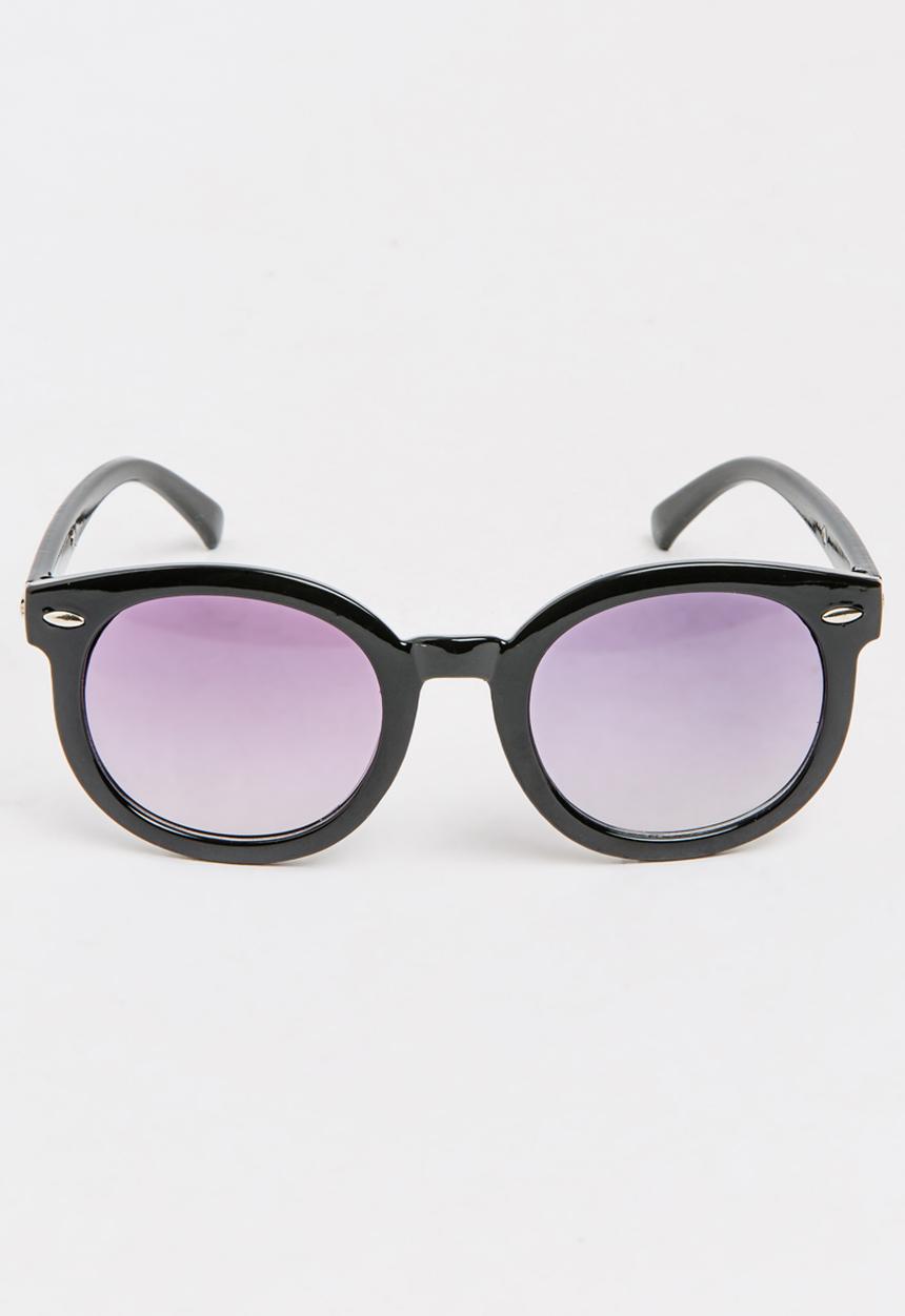 Pop Candy - Girls Plastic Sunglasses Black