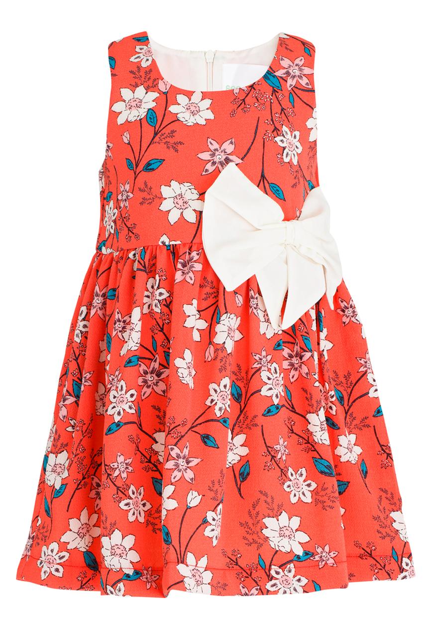See-Saw - Fit & Flare Chiffon Dress Multi-colour