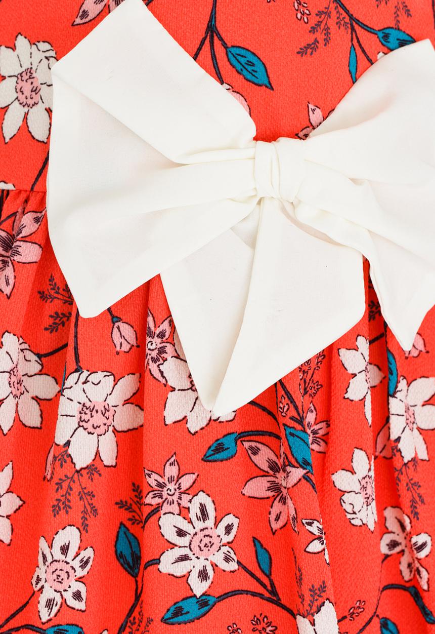 See-Saw - Fit & Flare Chiffon Dress Multi-colour