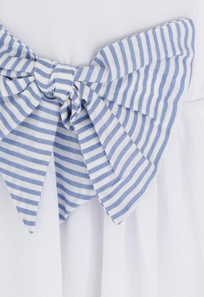 See-Saw - Fit & Flare Chiffon Dress White