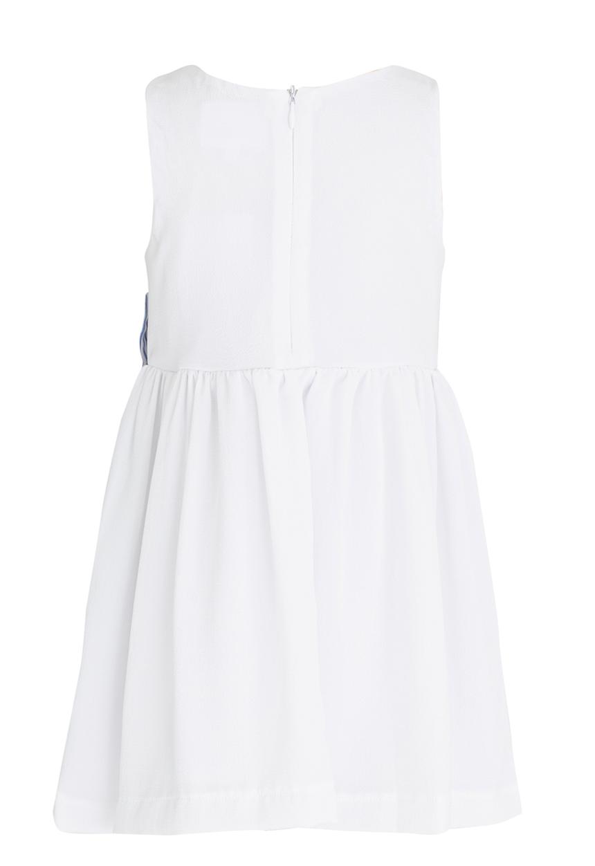 See-Saw - Fit & Flare Chiffon Dress White