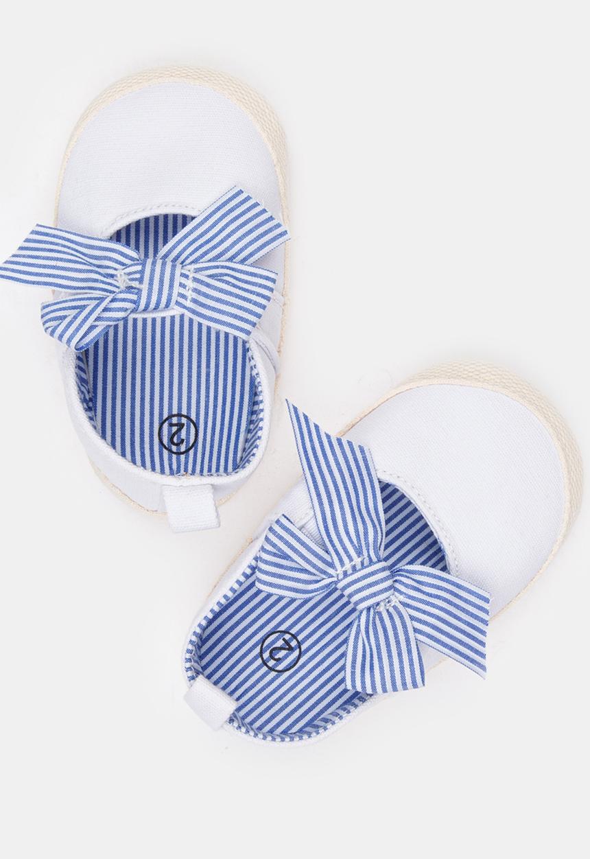 Pop Candy - Girls Espadrille Pump White