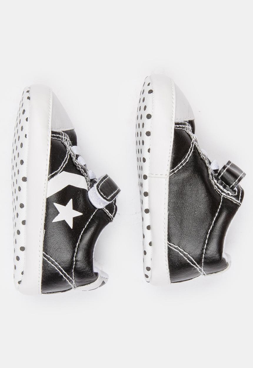 Pop Candy - Boys Star Sneakers Black