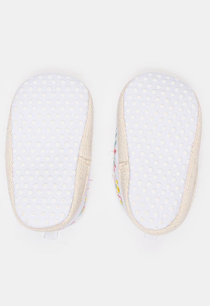 Pop Candy - Girls Embroidered Pump White