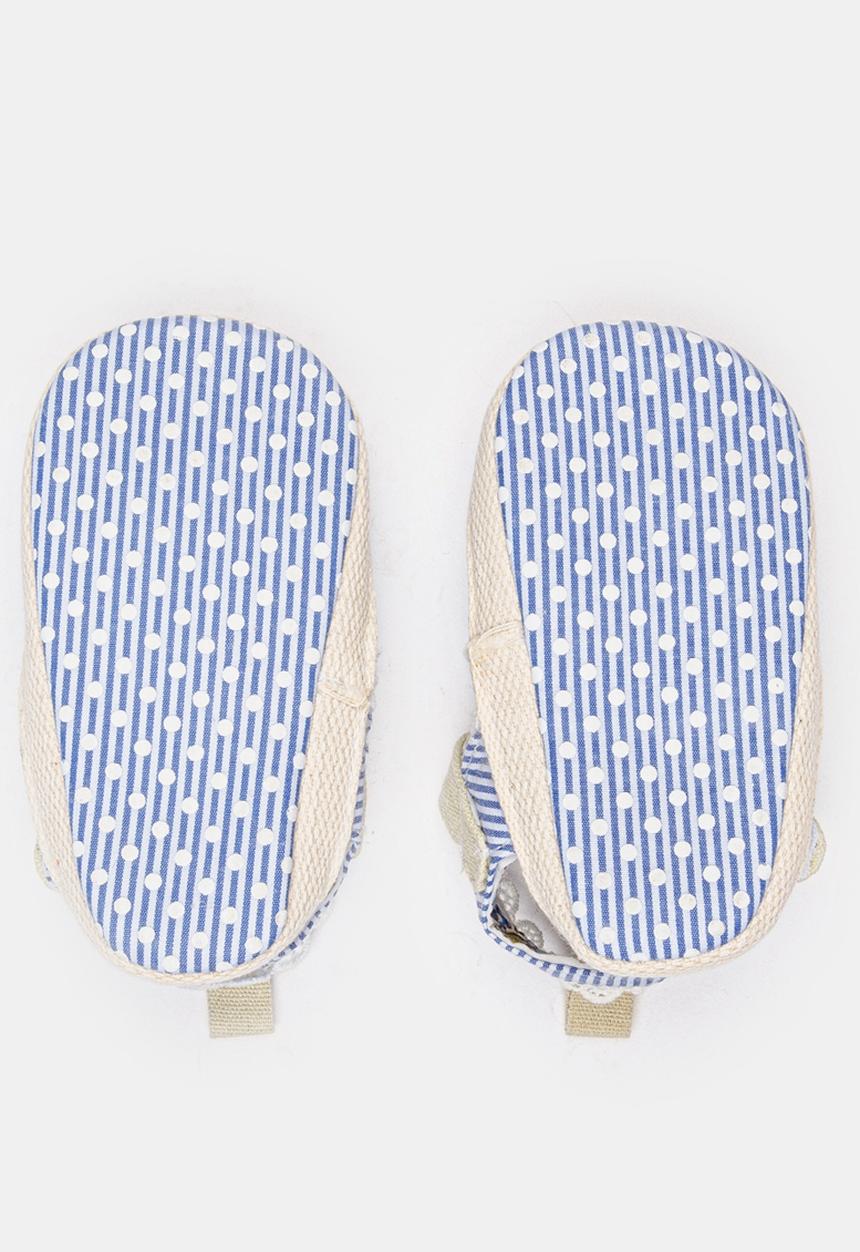 Pop Candy - Girls Stripe Espadrille Blue