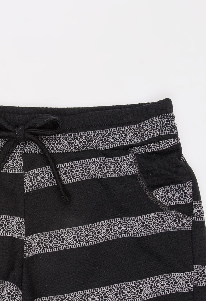 Rebel Republic - Fleece Shorts Black