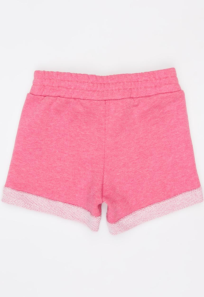 See-Saw - Fleece Shorts Dark Pink