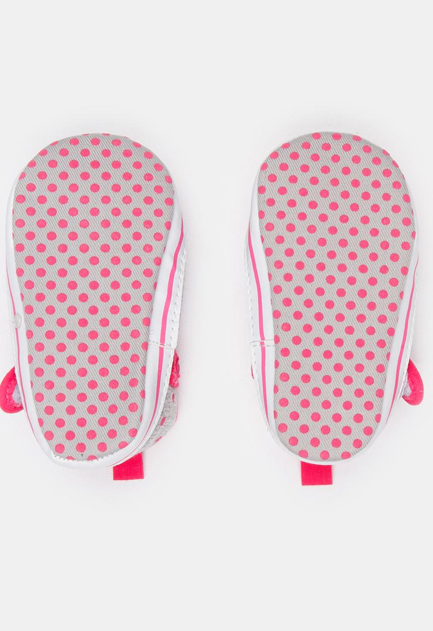 Pop Candy - Girls Spotted Pumps Grey