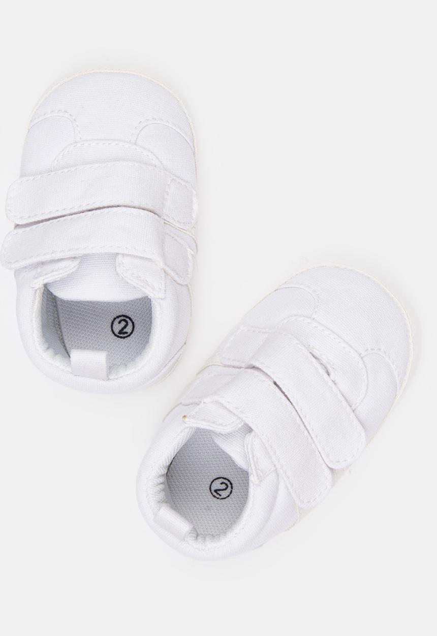 Pop Candy - Girls Canvas Sneakers White