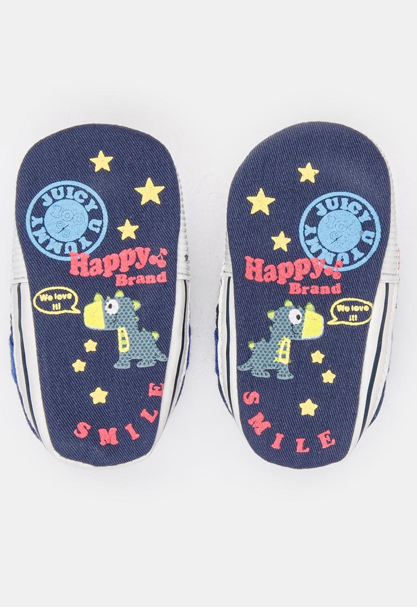 Pop Candy - Boys Velcro Strap Sneaker Blue