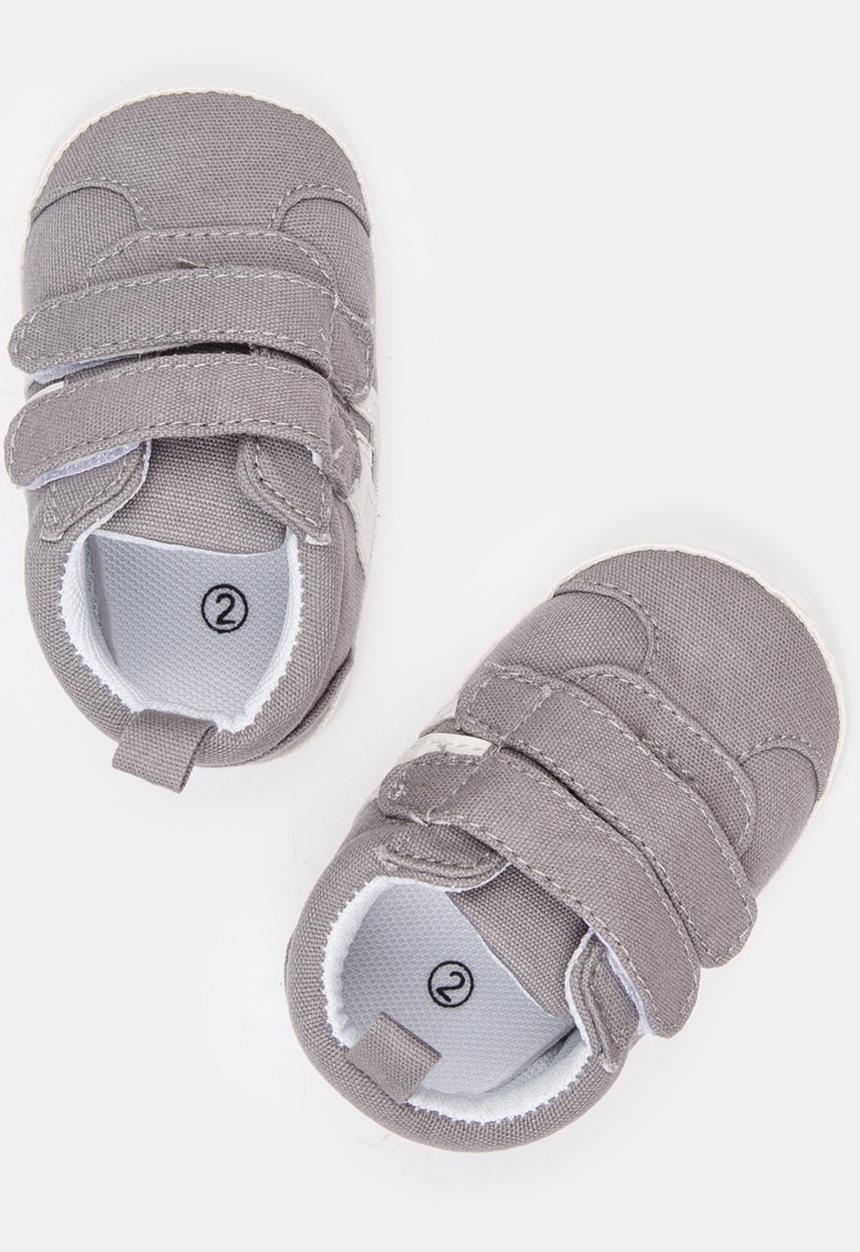 Pop Candy - Girls Canvas Sneakers Grey