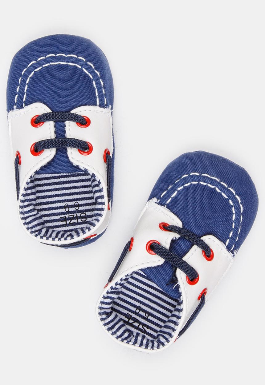 Pop Candy - Boys Boat Shoe Dark Blue
