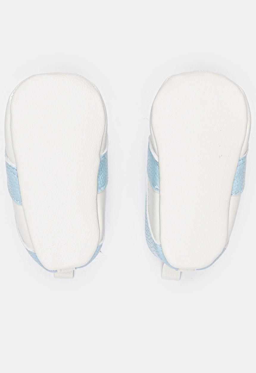 Pop Candy - Boys PU Sneaker Pale Blue
