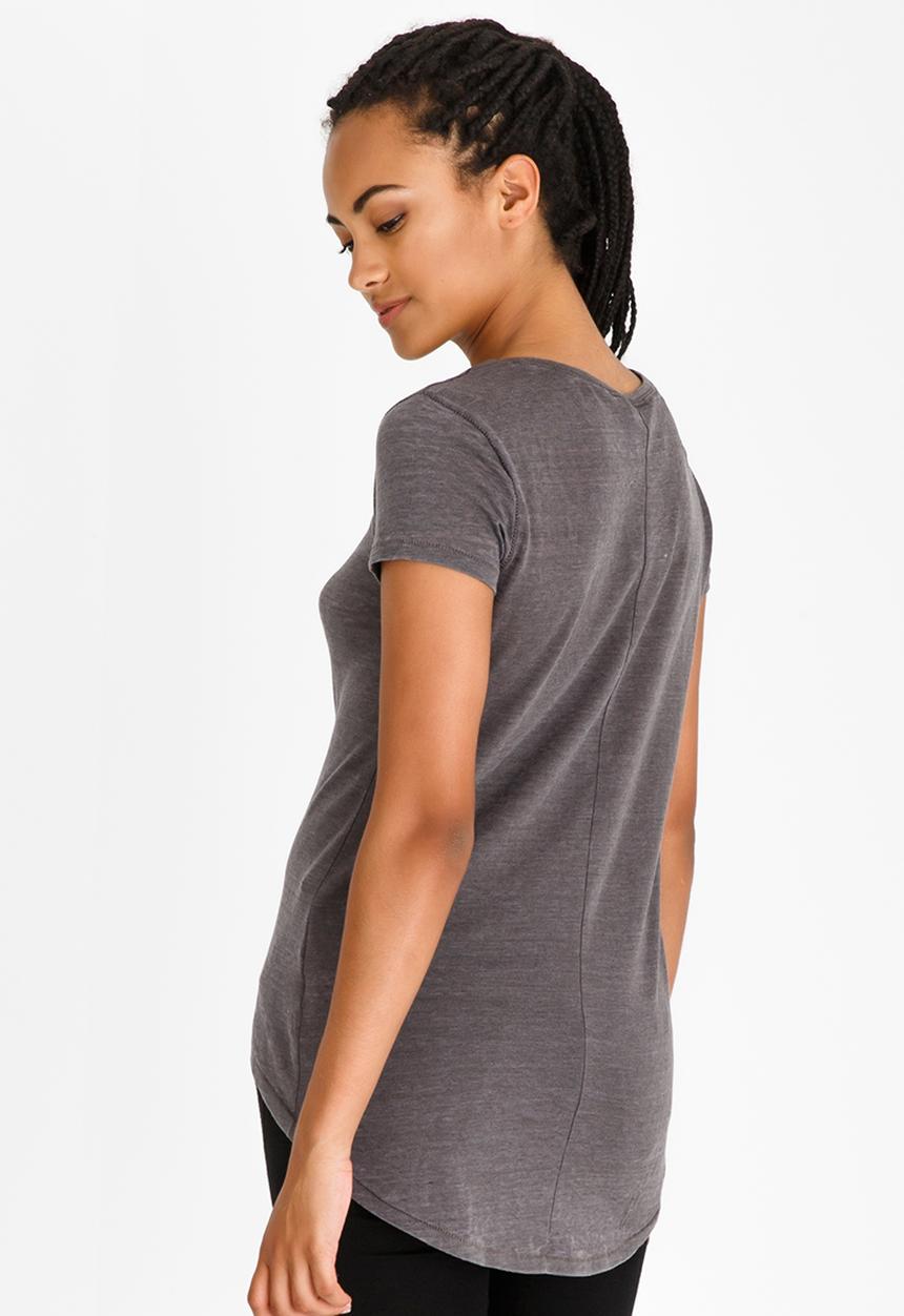 edit - V Neckline Tunic Taupe