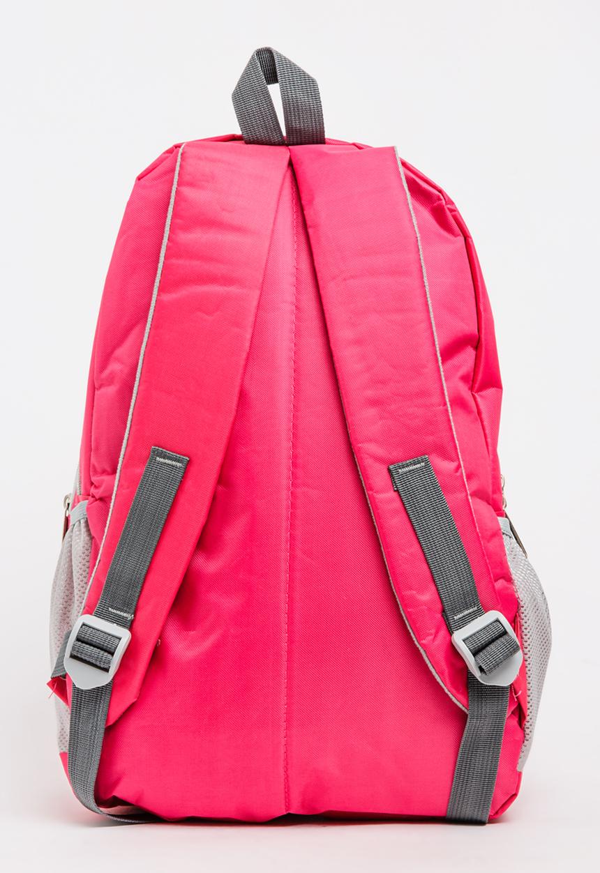Pop Candy - Girls Colour Block Backpack Dark Pink