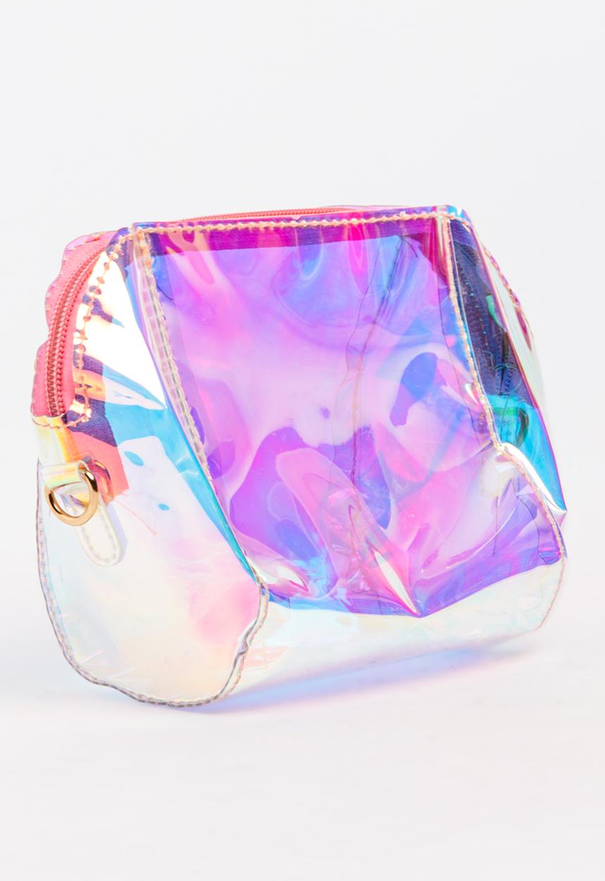 Pop Candy - Girls Iridescent Shoulder Bag Pale Blue