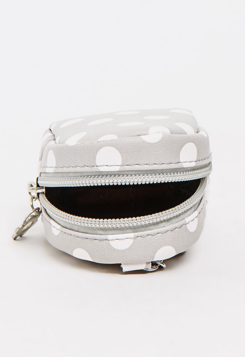 Pop Candy - Girls Spot Backpack Coin Purse Grey