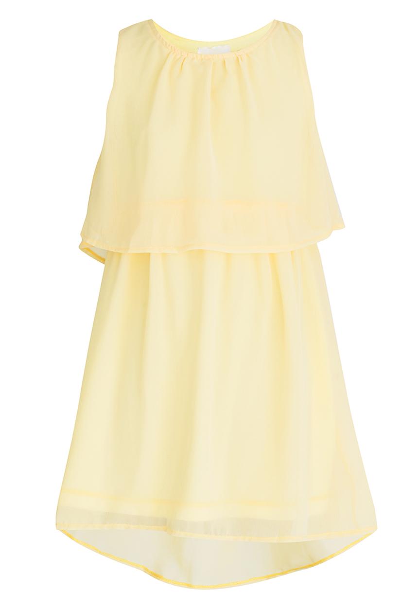 Rebel Republic - Chiffon Hi-Low Dress Yellow