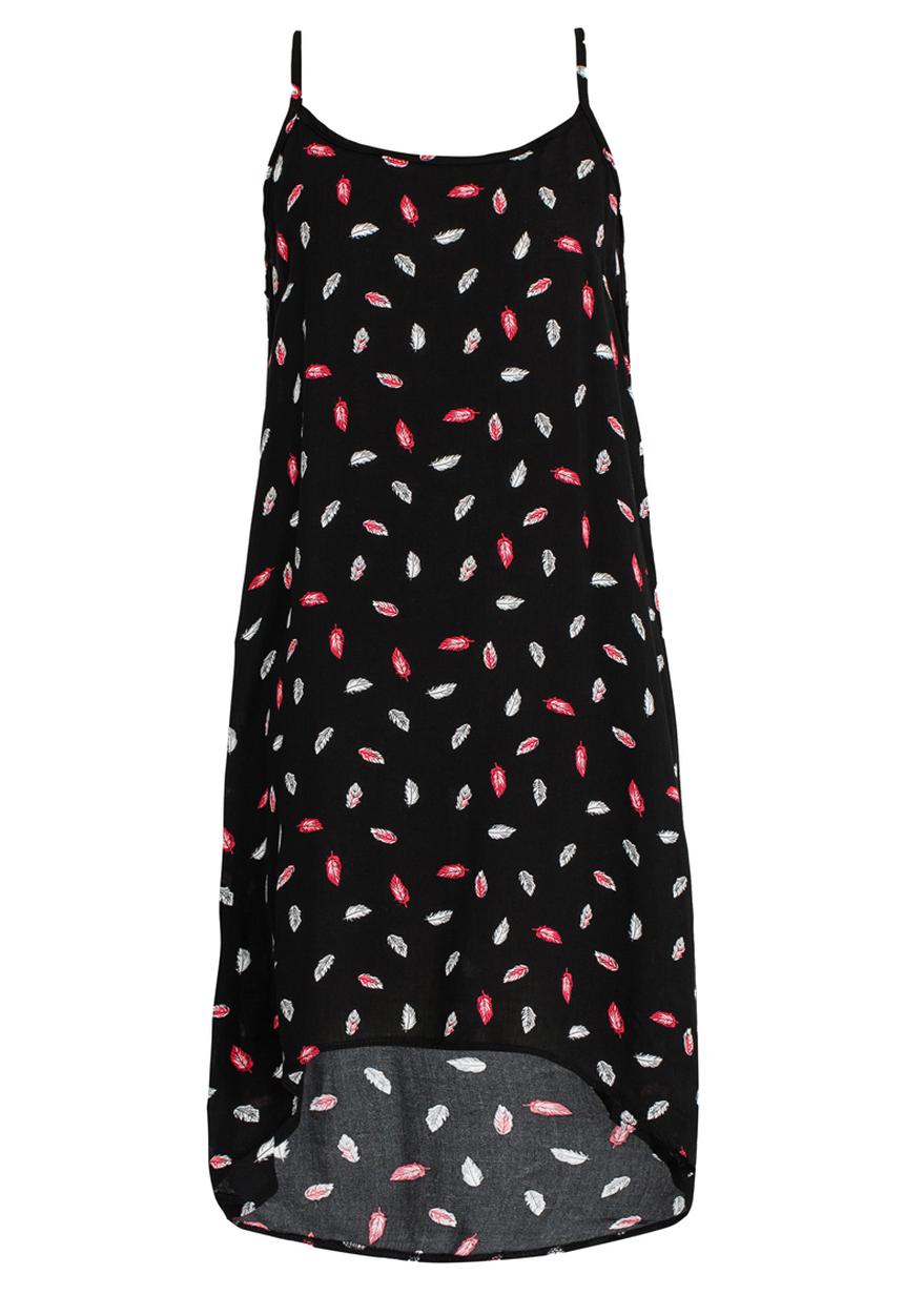 Rebel Republic - Hi-Low Woven Dress Black