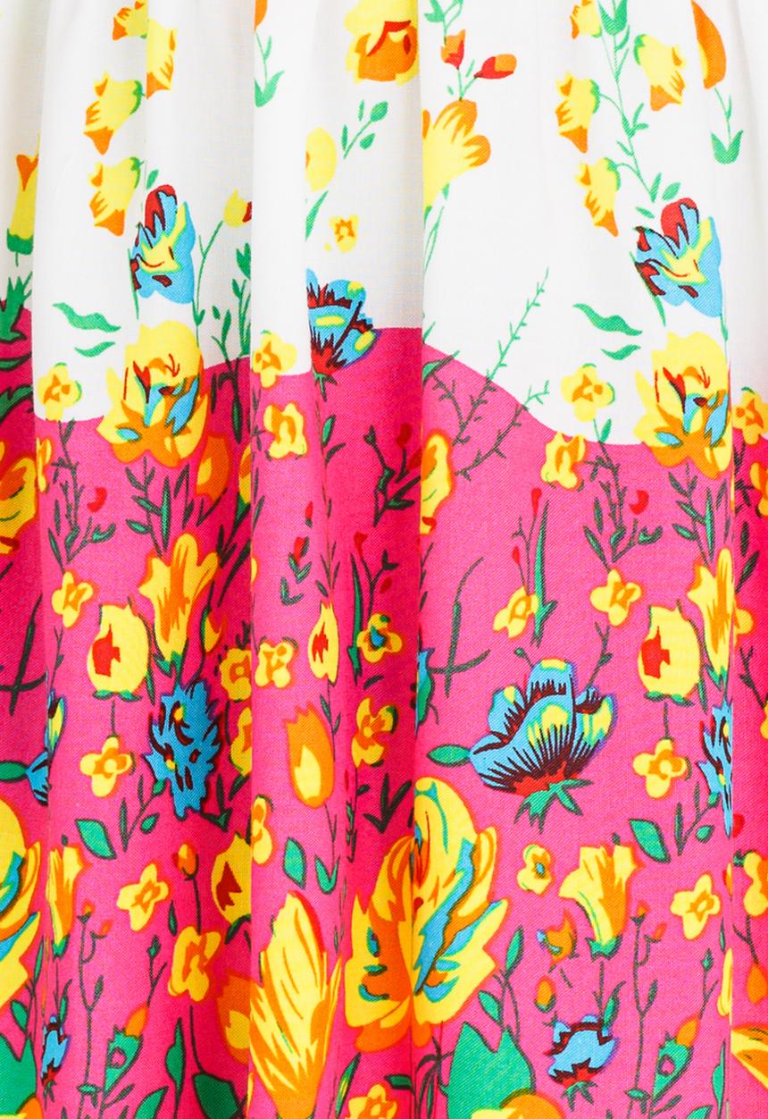 Pop Candy - Flower Printed Dress Multi-colour