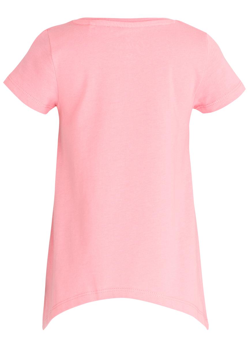 GUESS - Girls Tri Hearts Tee Mid Pink