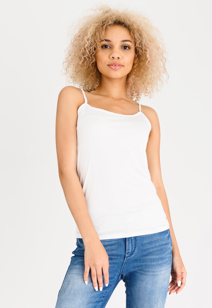 c(inch) - Basic cami White