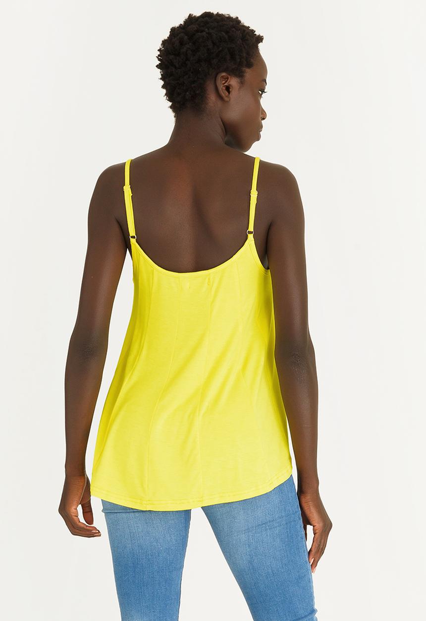 edit - Strappy Swing Top Yellow