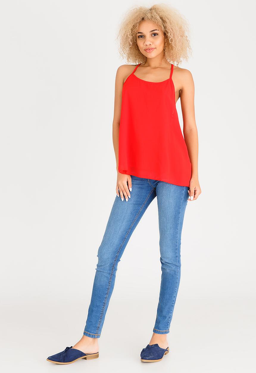 c(inch) - Easy Fit Cami Red