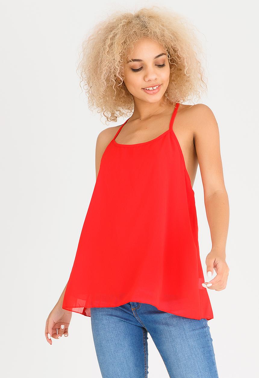 c(inch) - Easy Fit Cami Red