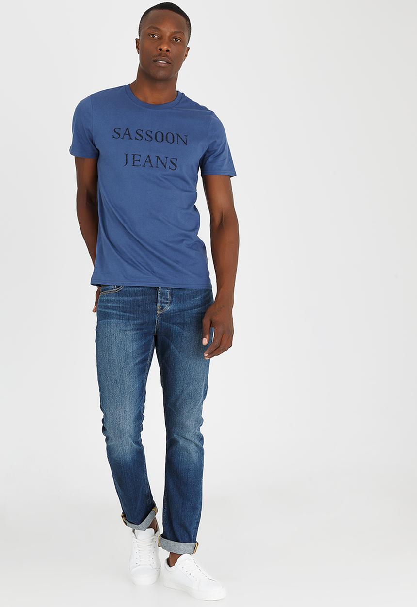 Sassoon - Sassoon Embrodiery Tshirt Blue