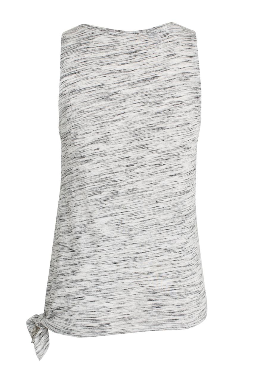 Pop Candy - Tie Front Vest Multi-colour