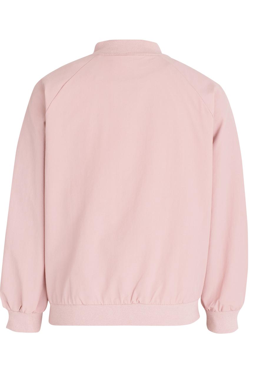 Pop Candy - Frill Detail Bomber Pale Pink
