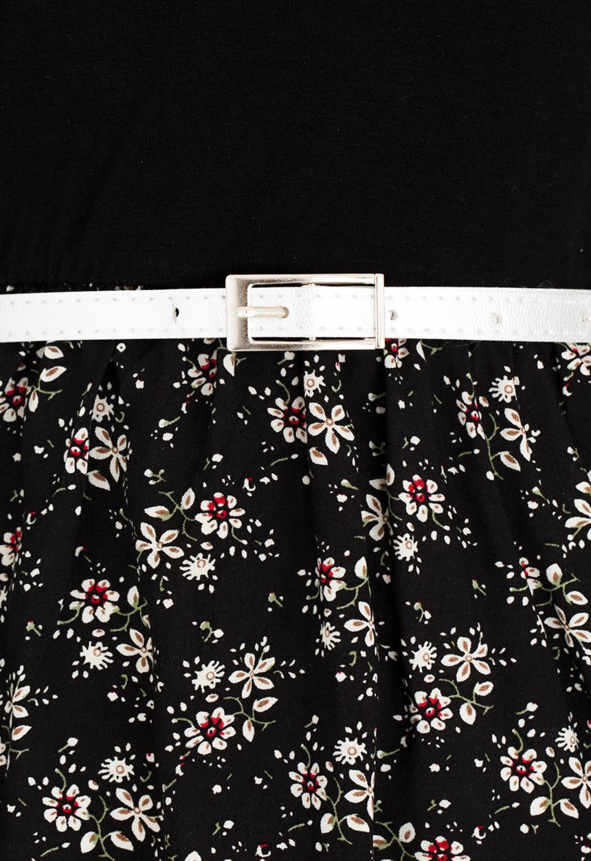 Rebel Republic - Combo Dress Black