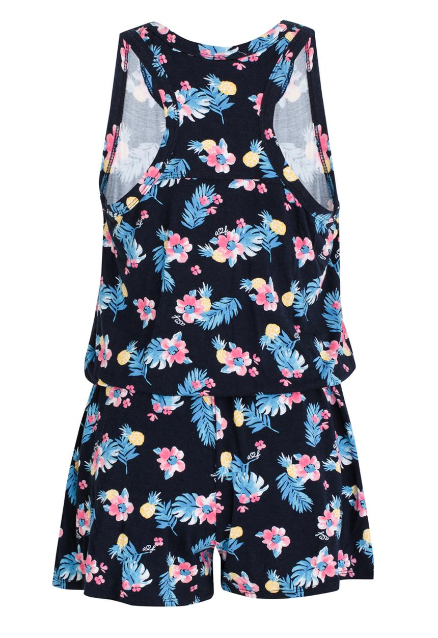 Pop Candy - Girls Printed Playsuit Navy