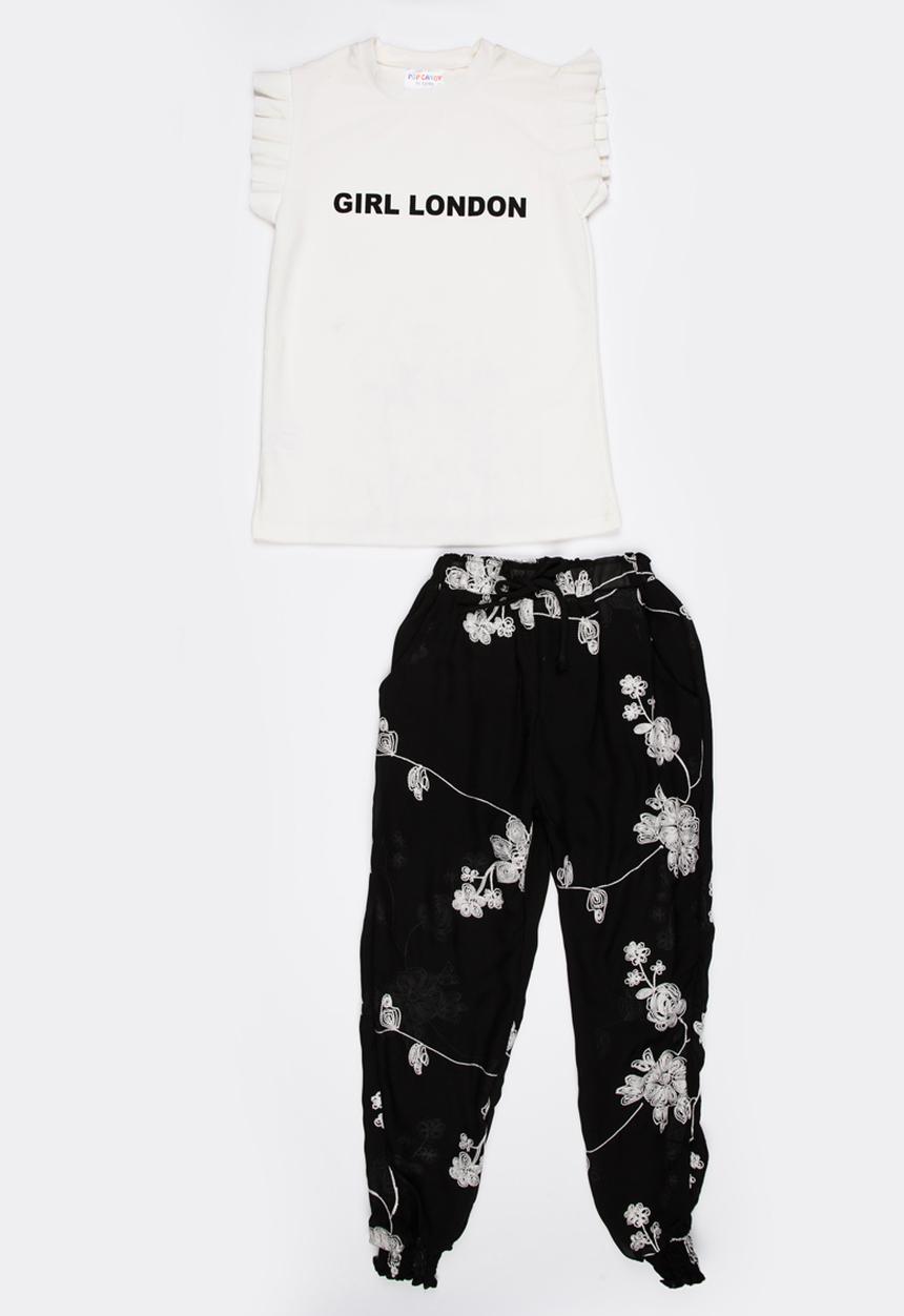Pop Candy - Top and Pants Set White