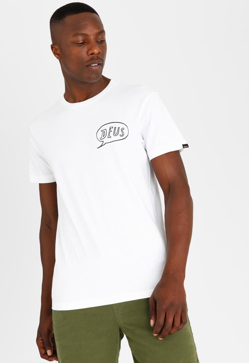 Deus Ex Machina - NR98 Crew Neck Tee White