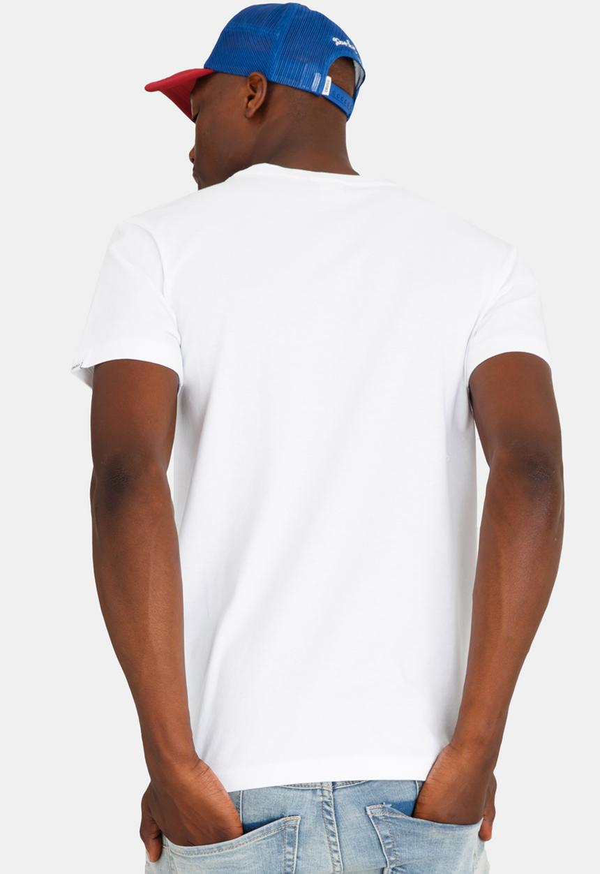 Deus Ex Machina - Standard Embroidered Crew Neck Tee White