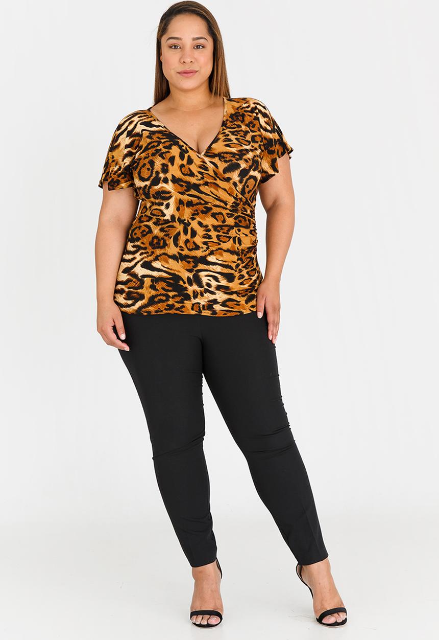Marique Yssel - Ruffle Sleeve Sophia Top Multi-colour