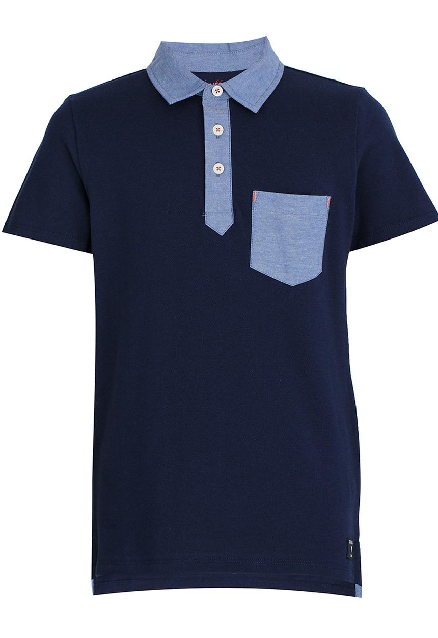 GUESS - Contrast Polo Blue